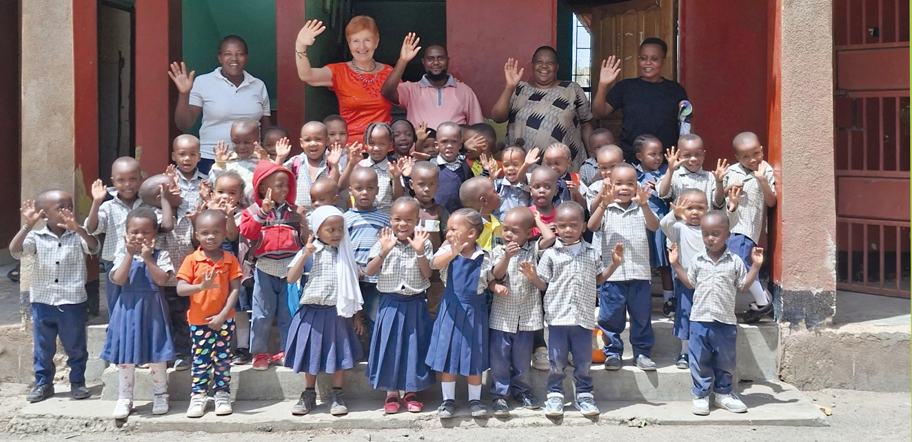 Gruppenfoto Ganztagsvorschule Afroplan